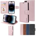 iPhone 16 - Elegant 2-i-1 Plånboksfodral som Ger Allt i Ett Roséguld