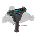 Miniatyrbild 4 av 11: Bluetooth 5.0 FM Transmitter Modulator Stereo Svart Svart
