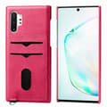 Skal med Kortfack - Samsung Galaxy Note10 Plus Rosa Rosa