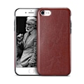 Miniatyrbild 6 av 11: iPhone 8 - Läderskal i Retro-Vintage (Smoothläder) Rosa
