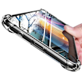 Pikkukuva 4 / 11: Stöttåligt Silikonskal (FLOVEME) - Samsung Galaxy A50 Transparent/Genomskinlig