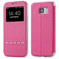 Miniatyrbild 1 av 11: Samsung Galaxy A7 (Modell 2017) Fodral med Smartfunktion Rosa