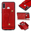 Miniatyrbillede 2 af 11: Robust Skyddsskal med Kortfack - Huawei P30 Lite Mörkblå