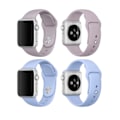 Miniatyrbild 7 av 11: Apple Watch  42/44/45/49mm -  NORTH EDGE Stilrena Silikonarmband Soft Pink M