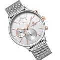Pikkukuva 11 / 11: Effektfull Exklusiv NaviForce Herrklocka Svart/Silver