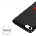Miniatyrbilde 8 av 11: iPhone 8 - Stilrent Praktiskt Skal med Kortplats (HANMAN) Svart