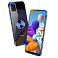 Pikkukuva 7 / 11: Samsung Galaxy A21S - Skal med Ringhållare Svart