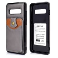 Miniatyrbillede 5 af 11: Genomtänkt Skal med Korthållare - Samsung Galaxy S10 Plus Svart
