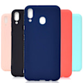 Pikkukuva 3 / 11: Genomtänkt Silikonskal Mattbehandlat - Samsung Galaxy A40 Mint