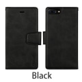 Miniatyrbillede 1 af 11: iPhone 7 Plus - Exklusivt Dubbelfunktion Plånboksfodral Svart