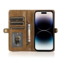 Miniatyrbillede 3 af 11: Elegant plånboksfodral i läder för iPhone 15 Pro Max Grön