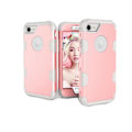 Miniatyrbild 2 av 11: Elegant och Skyddande Hybridskal av LEMAN till iPhone 7 Rosa/Svart