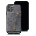 Miniatyrbild 3 av 10: iPhone 13 - Praktiskt Stilrent Skal med Korthållare Svart