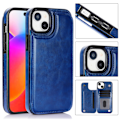 Pikkukuva 9 / 11: Kestävä nahkakotelo iPhone 15 Plus -puhelimeen Svart