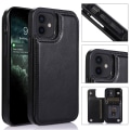 Miniatyrbillede 2 af 11: iPhone 12 Mini - Professionelt stilfuldt cover med kortholder Röd
