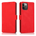 Miniatyrbilde 1 av 11: iPhone 15 Pro -  Elegant Flip Fodral i Läder Red
