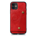 Miniatyrbillede 9 af 11: iPhone 12 - Praktisk stilfuldt cover med kortholder Ljusbrun
