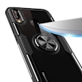 Miniatyrbillede 8 af 11: Samsung Galaxy A40 - Robust Skal med Ringhållare Leman Svart/Svart