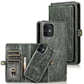 Miniatyrbillede 2 af 11: iPhone 12 Mini - Praktisk Robust 2-i-1 Pungetui Brun