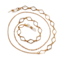 Pikkukuva 10 / 11: Eleganta Glasögon-Kedjor (Senilsnöre) Silver Ros