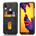 Miniatyrbillede 4 af 9: Huawei P20 Lite - Stilrent Skal med Korthållare Rosaröd