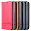 Pikkukuva 7 / 11: iPhone 15 pro - Pl�nboksfodral i L�der med 3-kortfack Blue