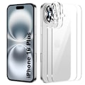 Miniatyrbillede 2 af 11: 3-in-1 iPhone 16 plus Fram- & Baksida + Kameralinsskydd
