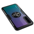 Miniatyrbilde 9 av 11: Skyddande Skal med Ringhållare - Huawei P30 Lite Svart/Silver