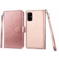 Pikkukuva 1 / 11: Samsung Galaxy A51 - Stilrent Praktiskt 9-Kort Plånboksfodral Roséguld