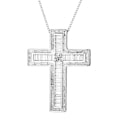 Miniatyrbillede 5 af 6: Stilsäkert Kors Halsband Silver