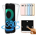 Miniatyrbild 1 av 6: Huawei Mate 20 lite Dubbelsidigt silikonfodral TOUCHFUNKTION Svart