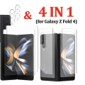 Miniatyrbilde 2 av 11: 4-in-1 Z Fold 4 Hydrogel Skärmskydd & Kameralinsskydd Transparent
