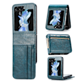 Miniatyrbillede 3 af 11: Galaxy Z Flip 6 5G - Stilrent Plånboksfodral med kortfack Roséguld