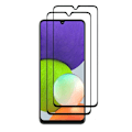 Miniatyrbillede 4 af 8: 3-PACK Galaxy A22 5G 2.5D HD 0,3mm Sk�rmskydd Svart