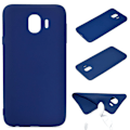 Pikkukuva 1 / 9: Samsung Galaxy J4 2018 - Stils�kert Matt Silikonskal (NKOBEE) Marinblå