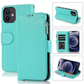 Miniatyrbillede 3 af 11: iPhone 12 - Elegant Skyddande Plånboksfodral Brun