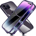 Miniatyrbild 6 av 11: iPhone 15 Pro max - Stilrent Magnetiskt Dubbelsidigt Skal Guld