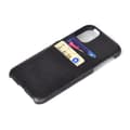 iPhone 11 Pro Max - Stilfuldt fleksibelt cover med kortholder Svart