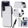 Miniatyrbild 1 av 11: iPhone X/XS Flexibla Kortfodral Vit