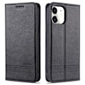Miniatyrbillede 1 af 11: iPhone 12 - Stilrent Praktiskt Plånboksfodral (AZNS) Svart