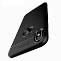 Miniatyrbillede 7 af 9: Skyddande Silikonskal (Litchi) till iPhone XS Max Grå