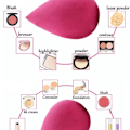 Pikkukuva 10 / 11: 4 Stycken Färgglada Kosmetiska Puffar Makeup Svamp Gourd
