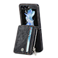 Miniatyrbillede 10 af 11: Galaxy Z Flip 5 5G - 2 i 1 Pungetui med kortholder Lila