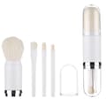 4in1 Premium Makeup Borstset Vit/Silver Vit/Silver