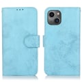 Miniatyrbilde 1 av 11: iPhone 15 Plus - Lommebokfutteral i PU-lær med 3-kortslommer Light blue