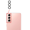 Pikkukuva 1 / 6: 3-PACK Samsung Galaxy S22 Plus Takakameran Linssin Vaihto-osa Transparent