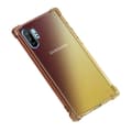 Samsung Galaxy Note10+ - Kraftfullt Silikonskal Svart/Guld