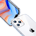 Pikkukuva 5 / 7: iPhone 12 Pro Max - Tyylikäs suojaava silikonikuori Transparent Transparent/Genomskinlig
