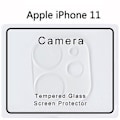 Pikkukuva 3 / 11: iPhone 11 Takakameran linssin näytönsuoja 9H 2.5D FullCover Transparent/Genomskinlig