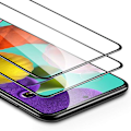 Miniatyrbillede 4 af 11: Galaxy A71 4-PACK Skärmskydd 2.5D Ram 9H 0,3mm HD-Clear Svart